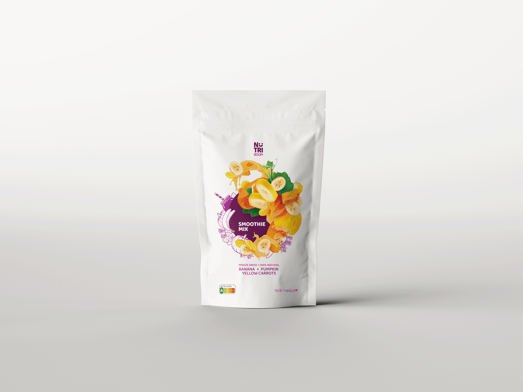 Glory smuuti Blend – banaanid, kõrvitsad, kollased porgandid